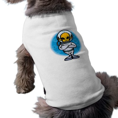 Alien in space suit dog tshirt by alien_nation