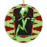 Alien Invades Your Home Ornament