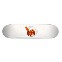 Alien Invasion Custom Skate Board