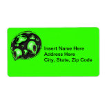 Alien Invasion Shipping Label