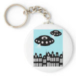 Alien invasion of Amsterdam keychains