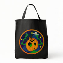 Alien Jack-O-Lantern Dark Bags
