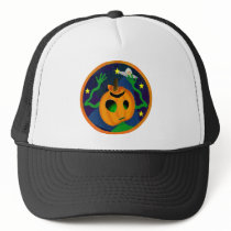 Alien Jack-O-Lantern Hats