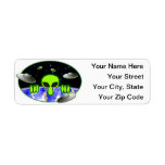 Alien Kilroy Address Label