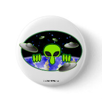 Alien Kilroy Button by kilroyworld Alien Kilroy Button