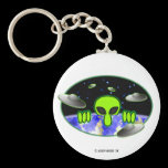 Alien Kilroy Keychain keychains