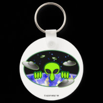 Alien Kilroy Keychain