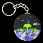Alien Kilroy Keychain 2 keychains