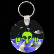 Alien Kilroy Keychain 2