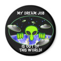 Alien Kilroy Magnet