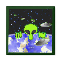 Alien Kilroy Magnet 2