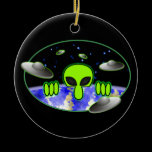 Alien Kilroy Ornament