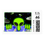Alien Kilroy Postage