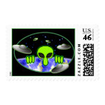 Alien Kilroy Postage