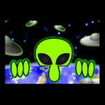 Alien Kilroy Poster- Small posters