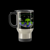 Alien Kilroy Travel Mug