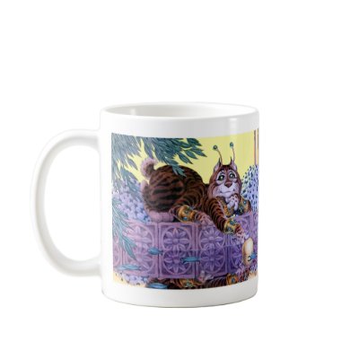 Alien Kitty Mug by geo_barr