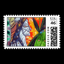 ALIEN LAND DETAIL 1 postage