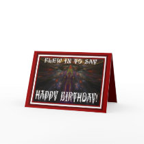 ALIEN LANDING - BIRTHDAY GREETING CARDS