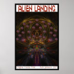 ALIEN LANDING POSTER