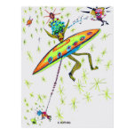 Alien Landing Print