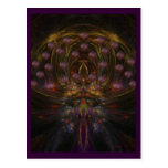 ALIEN LANDING - PURPLE POSTCARDS