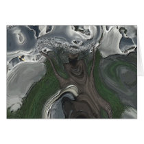 Alien Landscape Card