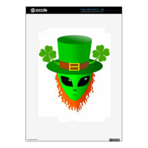 Alien Leprechaun iPad 2 Skin
