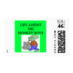 alien life amidst the monkey boys postage