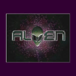 Alien logo Postcard