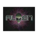 Alien logo Postcard by MDKgraphics Alien logo Postcard