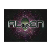 Alien logo Postcard