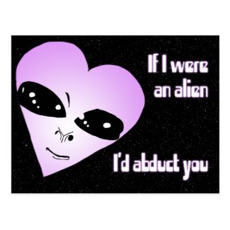 Alien Love Postcards