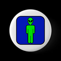 Alien Man buttons