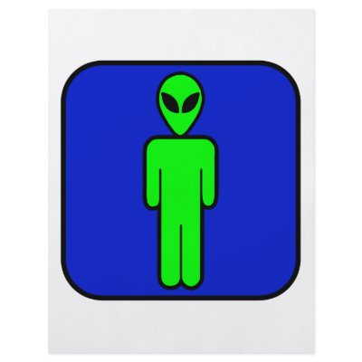 Alien Man Full Color Flyer by AlienShack