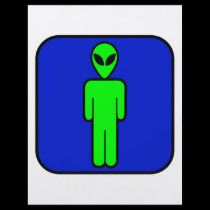 Alien Man flyers