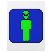 Alien Man Full Color Flyer