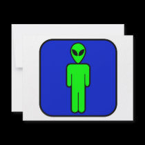 Alien Man invitations