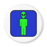 Alien Man Fridge Magnets