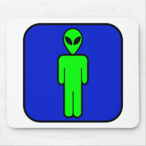 Alien Man Mousepads