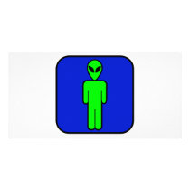 Alien Man photo cards by AlienShack Alien Man photo cards