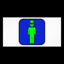 Alien Man photo cards