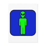 Alien Man Post Card