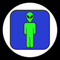 Alien Man stickers