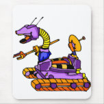 Alien Military Robot Mouse Pads