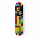 Alien Mime Color-Full Skateboard