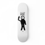 Alien Mime Skateboard