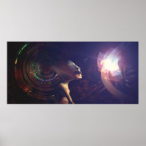 Alien mind - fine art print posters