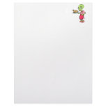 Alien mom cooking letterhead template