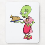 Alien mom cooking mousepads
